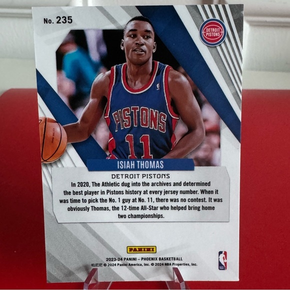 2023-24 Isiah Thomas Panini Phoenix. Mint condition… - Picture 2 of 2